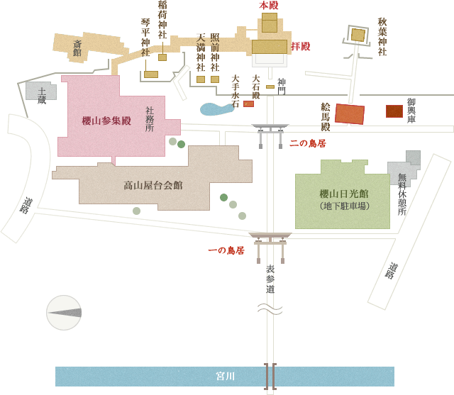 境内配置図